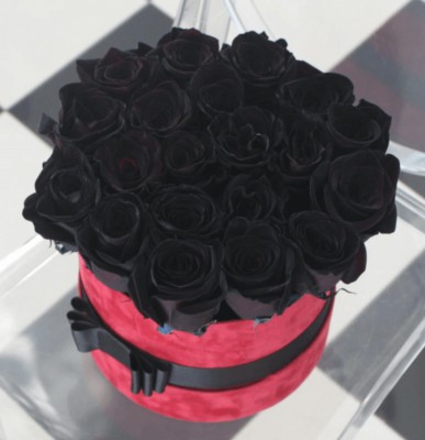 Чёрные розы #R606