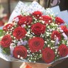 Букет из красных роз 15 шт #R2017
