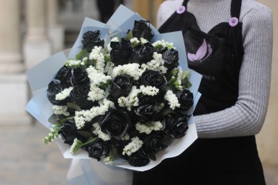 Чёрныйе розы #R1653