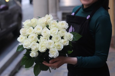 Белые розы #R1684