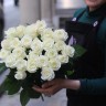 Белые розы 25 Шт #R1684
